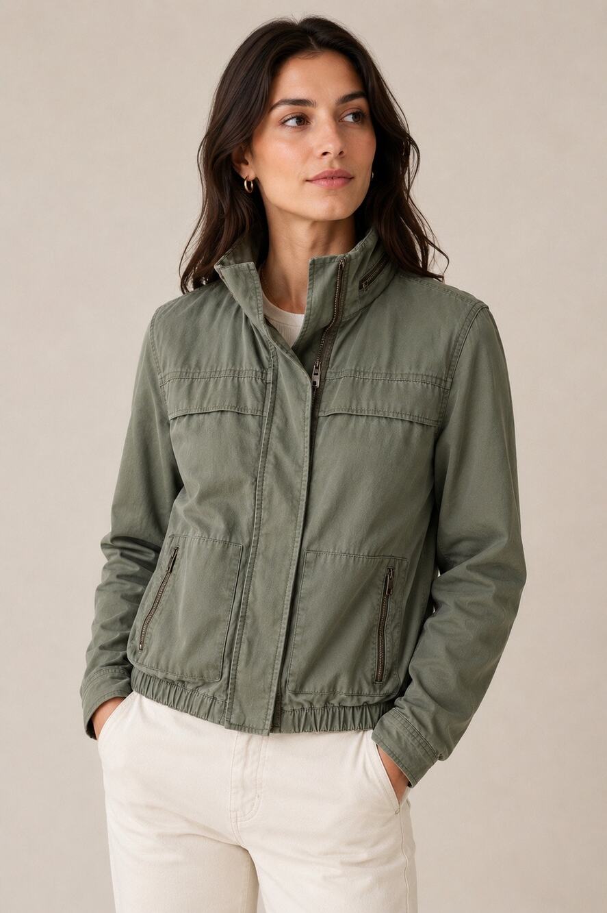 Banana Republic Utility Jacket | Olive Green | Size Medium